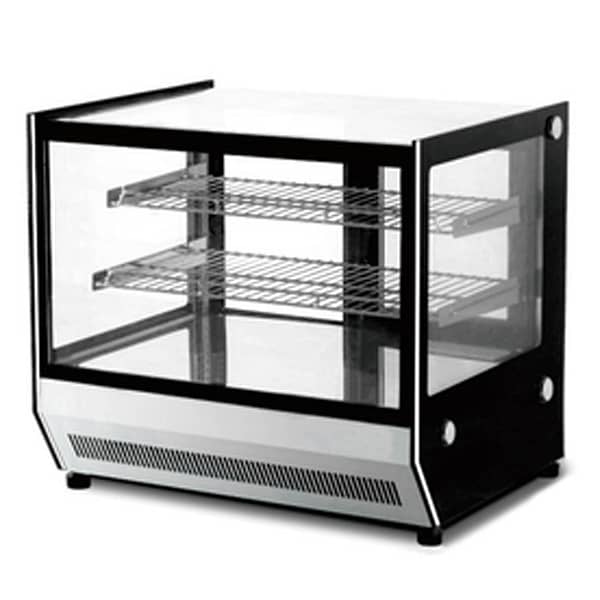Bonvue GN-900HRT Square Glass Hot Food Display, 900mm, 93L, Countertop, Stainless