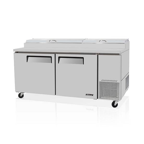 Turbo Air CTPR-67SD - 2 Door Pizza Prep Refrigerator – 566L | Commercial-Grade