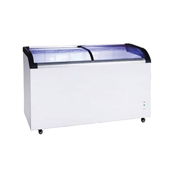 alt="Used Thermaster Sliding Lid Chest Freezer - Affordable Commercial Freezer"