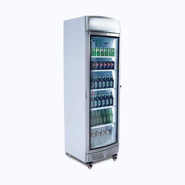 Bromic Curved Glass Display Fridge 380L - LED Lightbox GM0400LC-NR - Image 2