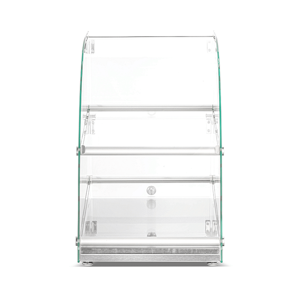 Bonvue ADG-70 70L Ambient Benchtop Display with Stainless Steel Base & Tempered Glass