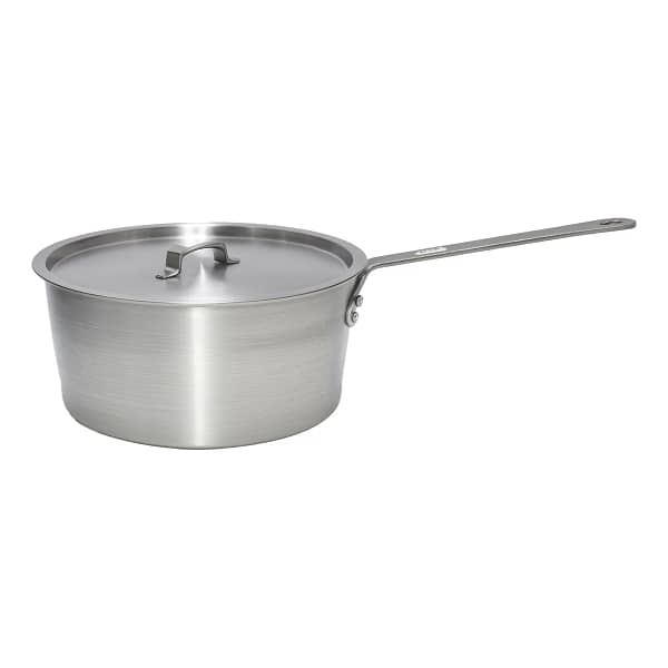 Kitchen Knock 003392 3.5L aluminium sauce pot with lid and heat-resistant handle – front view, Australia