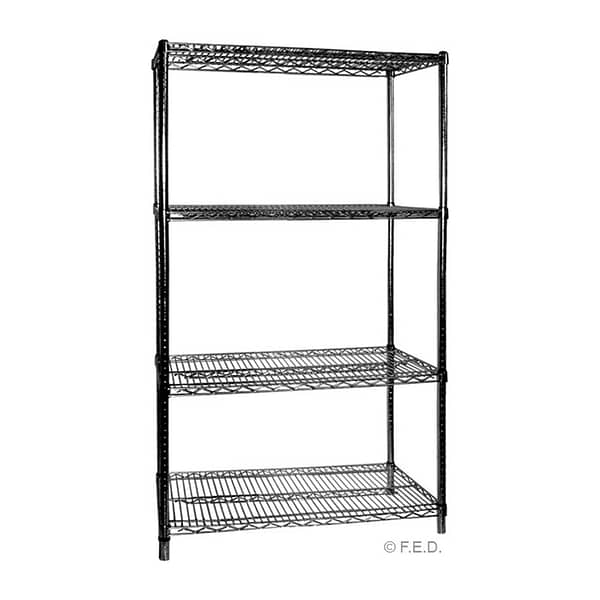 Four Tier Shelving - 610 mm deep x 1880 high x 610 -1830mm Wide (B24/24-1)