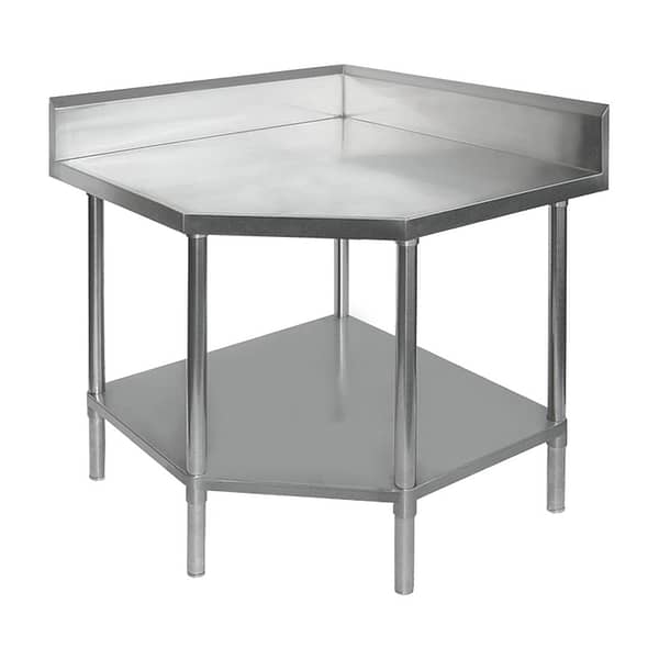 FED 0900-7-WBCB/H Stainless Steel Corner Workbench