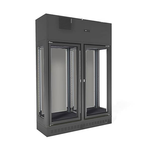 Fagor FWC-2602-1WB Wall-Mounted Wine Cellar with Dual Glass, LED Lighting, 154 Bottles