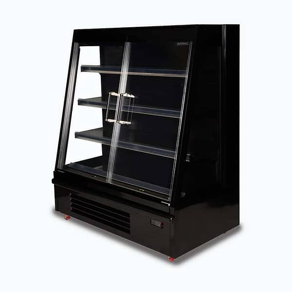 Bromic SVM1250HD-NR Semi-Vertical Display Fridge with 443L Capacity – Ideal for Supermarkets & Retail