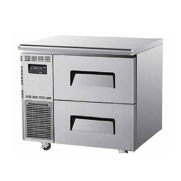 Turbo Air KUF9-2D-2(HC) Space-Saver Series: 2-Drawer Undercounter Freezer - 900mm