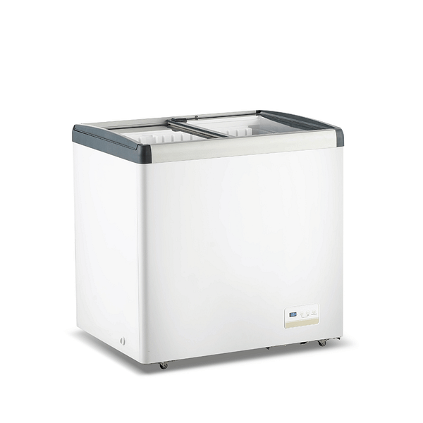 Thermaster WD256G 256L Glass Lid Commercial Chest Freezer