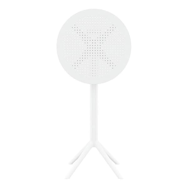 Sky Folding BAR Table 60 Round - White - Image 2