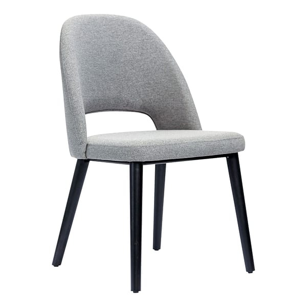 Furnlink Durafurn Semifreddo Commercial Chair - Black Legs, Taupe Woven Fabric