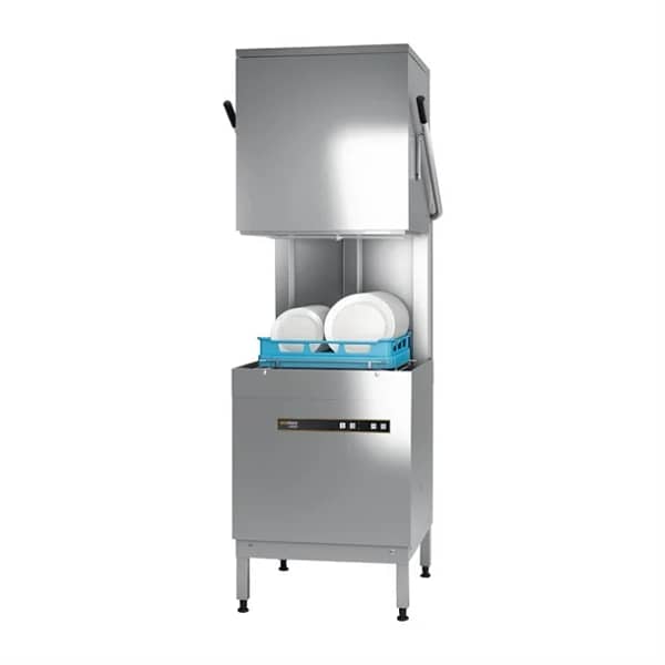 Hobart ECOMAX 604 Commercial Pass-Through Dishwasher – 840 Plates/Hour Output