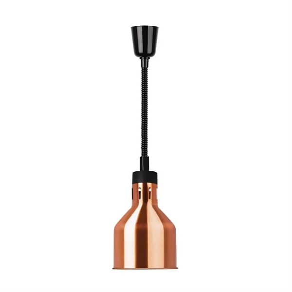 Apuro DR757-A Copper Retractable Heat Lamp with Adjustable Cord