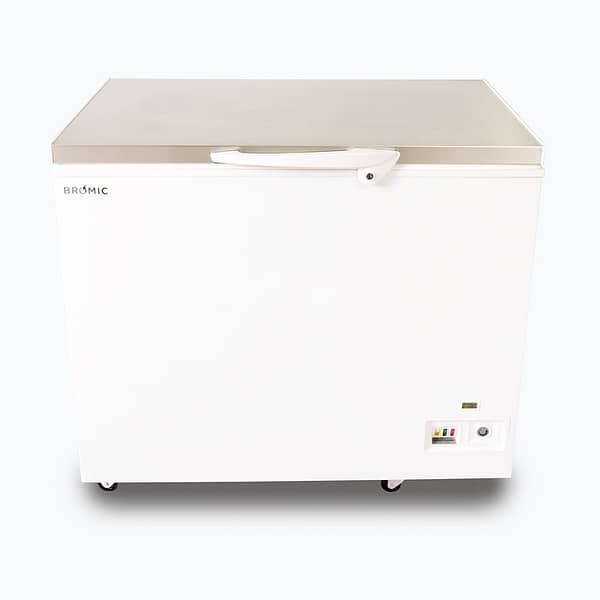Bromic CF0300FTSS-NR Chest Freezer with 296L Storage & Stainless Steel Lid – Ideal for Compact Commercial Kitchens