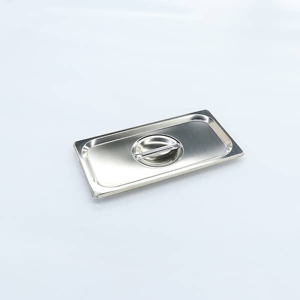 Kitchen Knock Stainless Steel Gastronorm Pan 1/3 Size Lid | Pack of 6