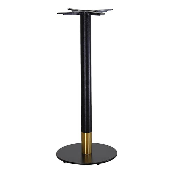 Disco Bar Table Base 450DIA - Two Tone - Black/Gold