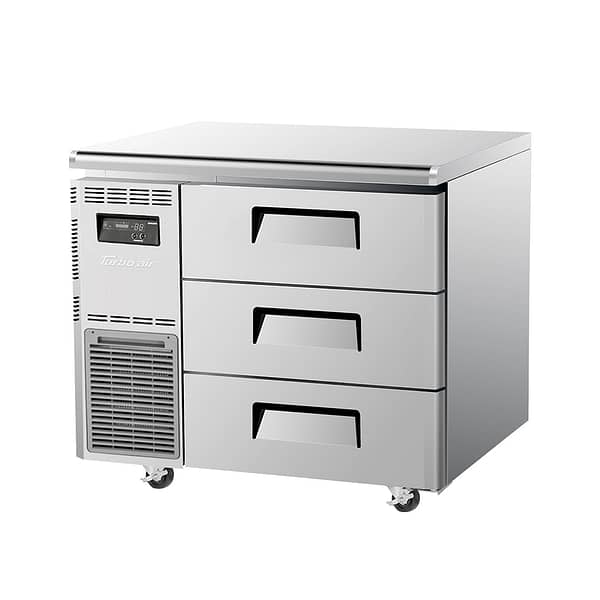 Turbo Air KUF9-3D-3(HC) Compact Pro Series: 3-Drawer Undercounter Freezer - 900mm
