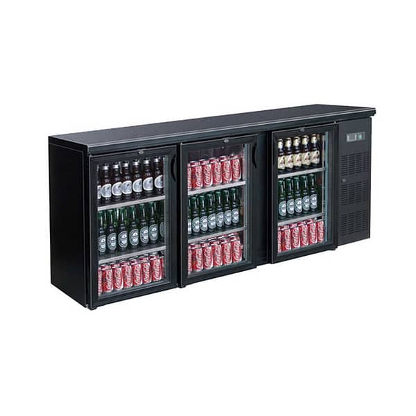 alt="New Damaged Thermaster Three Door Drink Cooler - 536 Litre Capacity"