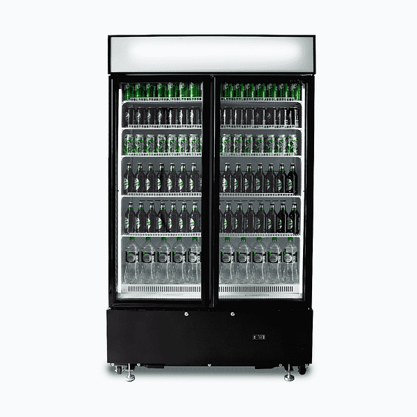 Bromic Chiller GM1000LBCAS UP/R Blk 2DR 960L