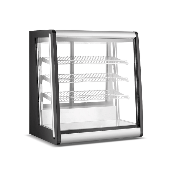 Bonvue CTA-196 Chilled Angled Counter-Top Food Display with Extra Shelf, Double Glass & LED Lighting