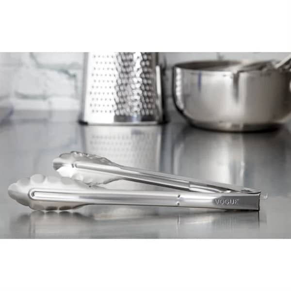 Vogue Catering Tongs St/St - 240mm 9 1/2"