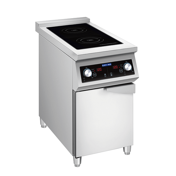 Electmax EIC400 700 Series 2-burner induction cooktop with door