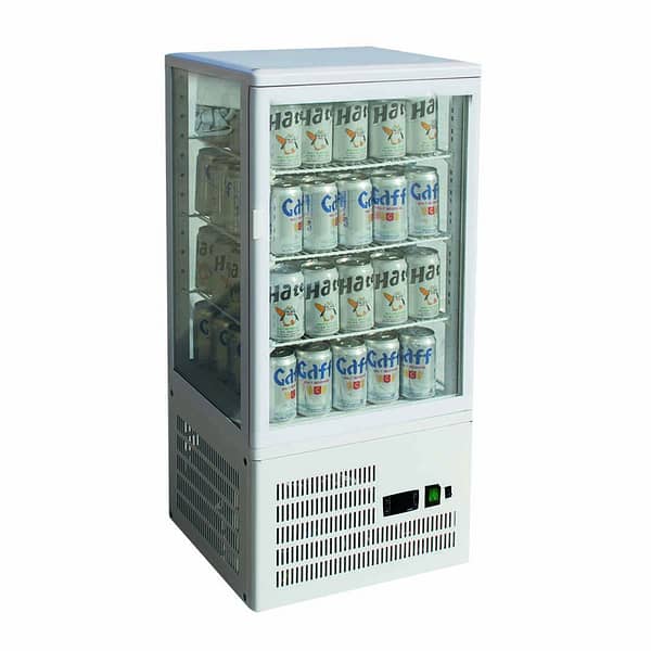 Lightly Used Thermaster Countertop Beverage Display Fridge - Repaired Working NSW1808