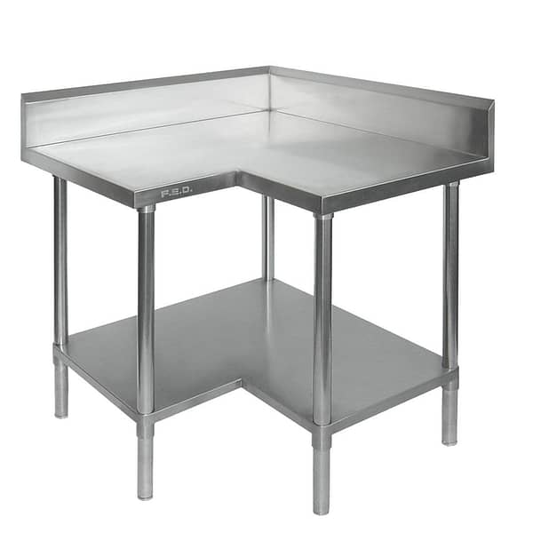 2NDs: Modular System Corner Workbench, 150mm Splashback & Undershelf WBCB6-0900/A-VIC513