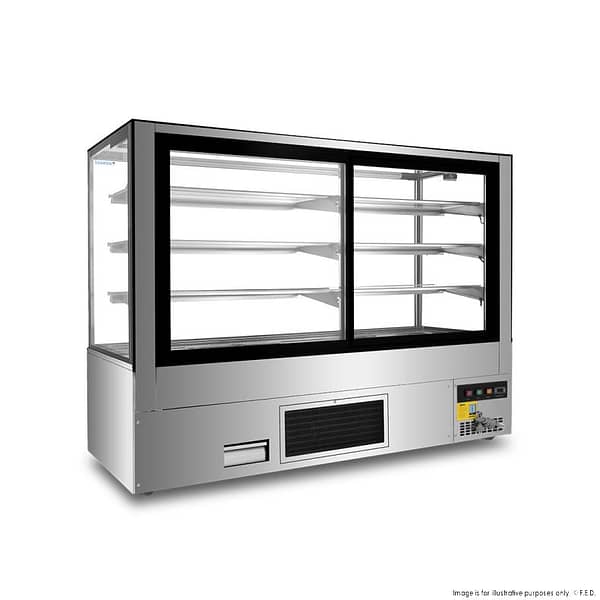 Bonvue SF860V Cake Display – 1120L, 1800mm Wide | LED + ITO Glass - Image 5