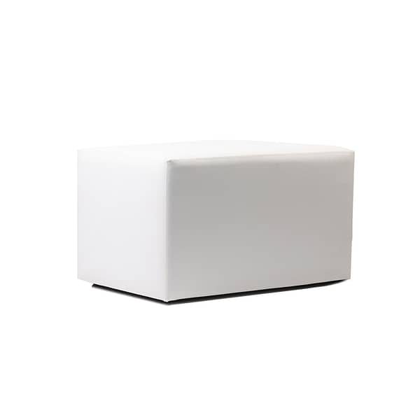 Furnlink cafe Rectangle Ottoman in White