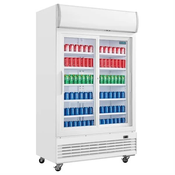 Polar GE581-A G-Series 950L Display Cooler – LED, Sliding Doors, Light Box - Image 4