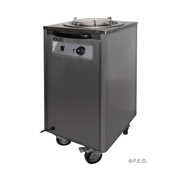 Elementry DR-1E Single Mobile Plate Lowerator Warmer for 30cm Plates
