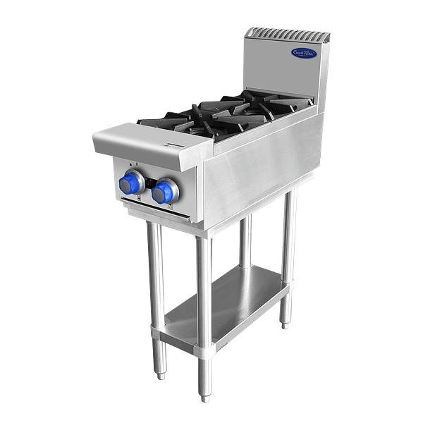 CookRite AT80G2B-F-NG 2 Burner Heavy-Duty Cook Top