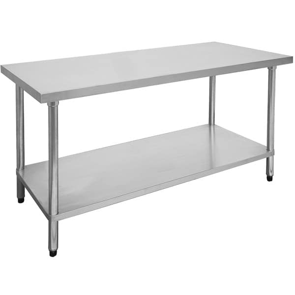 FED 1800-7-WB stainless steel table 1800x700x900mm, 304 grade heavy-duty workbench – Australia