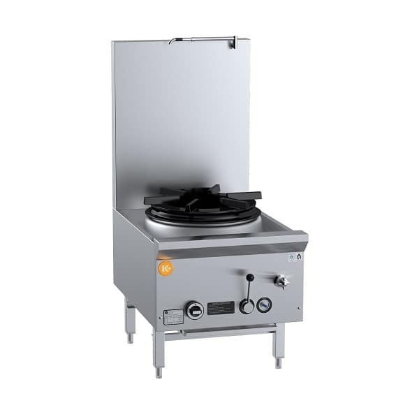 B+S Commercial K+ UFWWSPK-1 Gas Single Hole Waterless Stock Pot Cooker (UFWWSPK-1)