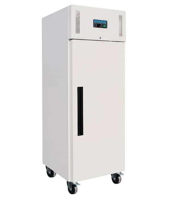 Polar CK480-A G-Series upright freezer 600L stainless steel, slimline design, lockable door, fan assisted cooling – Australia