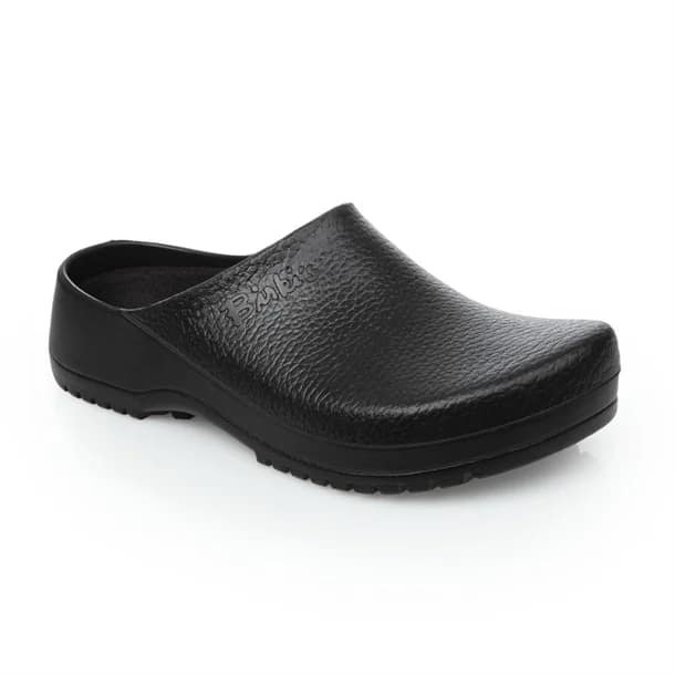 Birkenstock A899 Super Birki black chef clogs EU 35-46 with non-slip sole and cork footbed – Australia