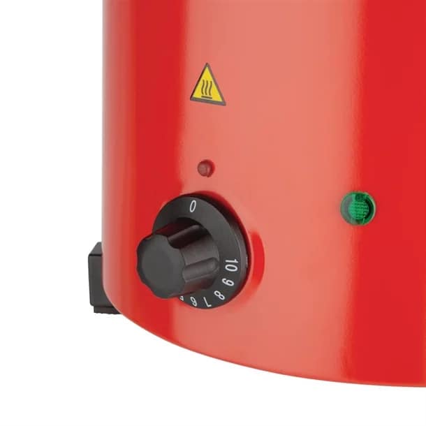 Apuro GH227-A Red Soup Kettle – 5.7L, 35–95°C Thermostatic Control - Image 4