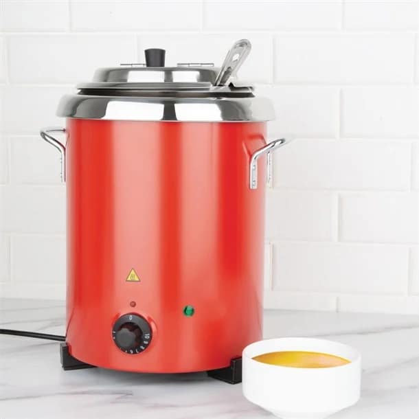 Apuro GH227-A Red Soup Kettle – 5.7L, 35–95°C Thermostatic Control - Image 5