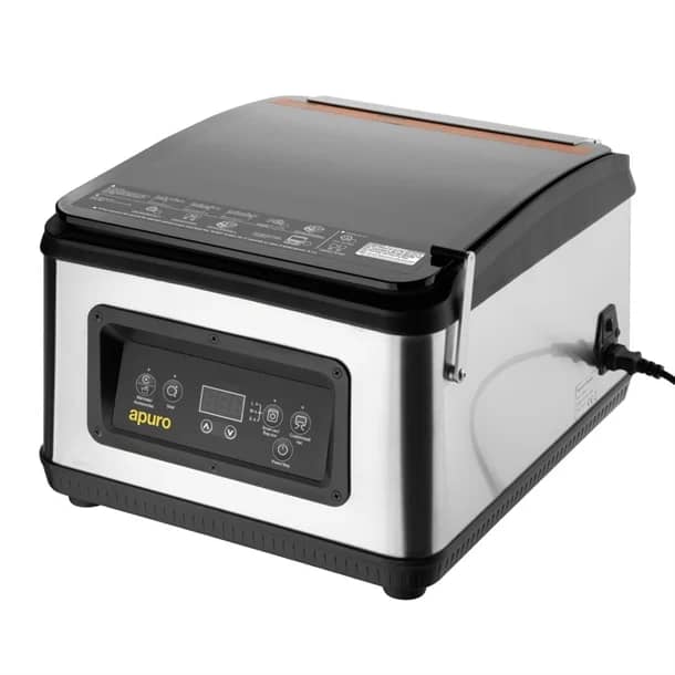Apuro HX585 chamber vacuum pack machine 6.8 L, 380 W stainless steel body with toughened glass lid – Australia