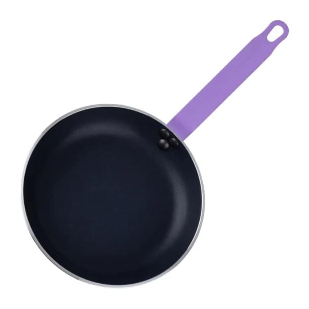 Hygiplas HT968 Teflon Platinum Plus Frying Pan 240mm – Purple Handle - Image 4