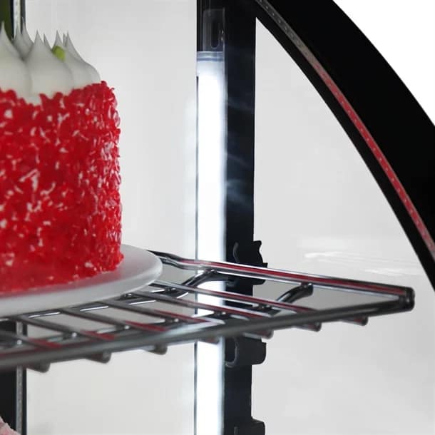 Polar CU636-A 100Ltr Countertop Display Fridge – Black - Image 5