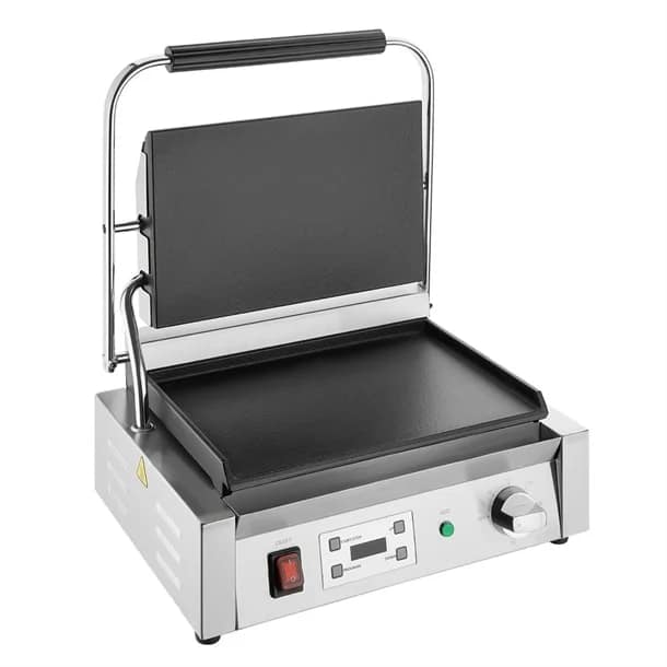 Apuro CU607-A Large Contact Grill – Flat Plates with Timer - Image 4