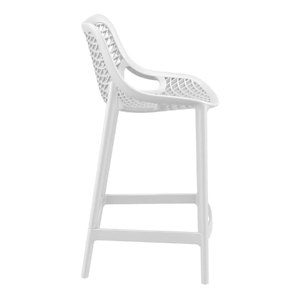 Siesta Exclusive Air Barstool 65 in White - UV Stabilised for Indoor/Outdoor Use - Image 4