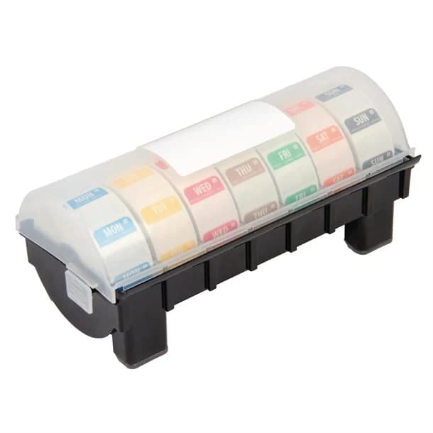 Hygiplas GH474 Dissolvable Food Label Starter Kit – 25mm Colour-Coded Dispenser - Image 2