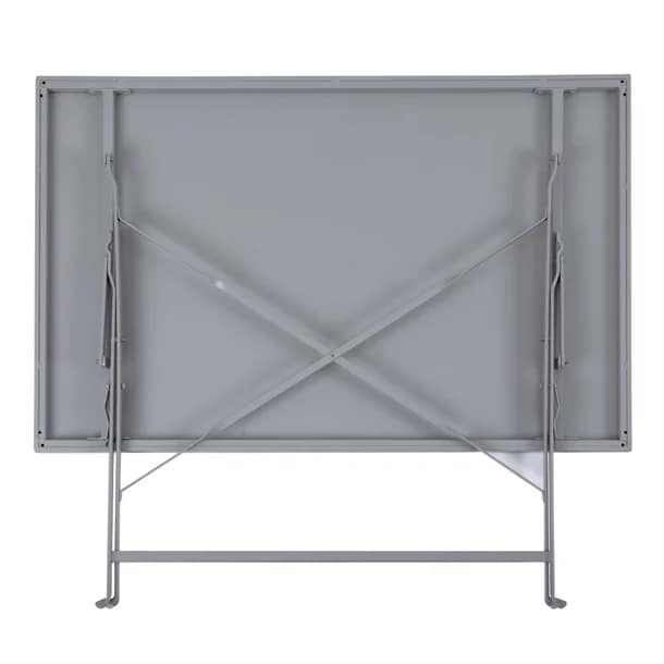 Bolero CH969 Pavement Style Folding Table Grey – 1100×700mm - Image 6
