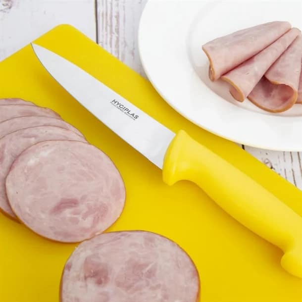 Hygiplas CH048 Low-Density Colour Coded Chopping Board Set – 7pc 600x450mm - Image 4