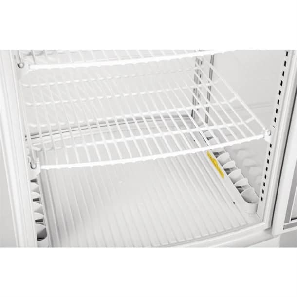 Polar CX576-A C-Series 86L Curved Door Display Fridge – White, LED, R600a - Image 8