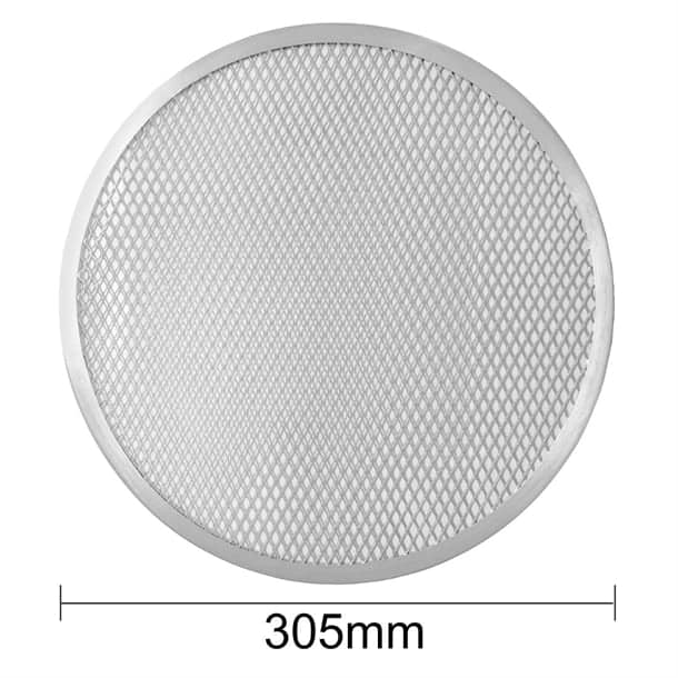 Vogue HZ492 305mm Aluminium Pizza Screen – 12” | Crisp Pizza Base Tool - Image 5