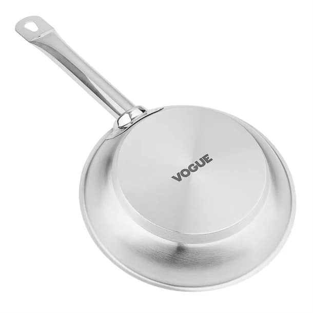 Vogue M924 Stainless Steel Frying Pan 200mm - Image 5