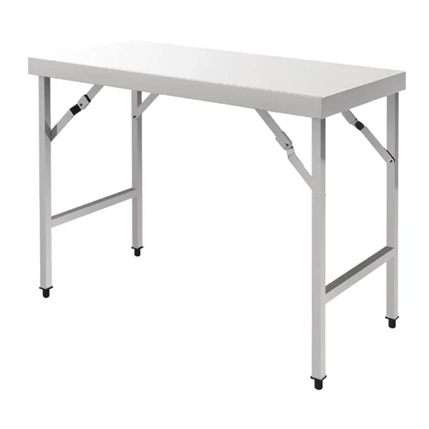 Vogue CB905 Stainless Steel Folding Table – 1200x600mm - Image 2